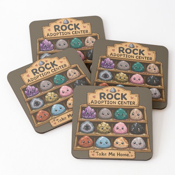 Item preview, Rock Adoption Center Cute Kawaii Geology Lover designed and sold by SimplePoDesign.