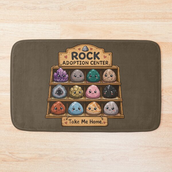 Item preview, Rock Adoption Center Cute Kawaii Geology Lover designed and sold by SimplePoDesign.