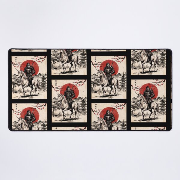 Item preview, Samurai Bigfoot On Unicorn Ukiyo-e Japanese Art Sasquatch designed and sold by HalloweenGift.
