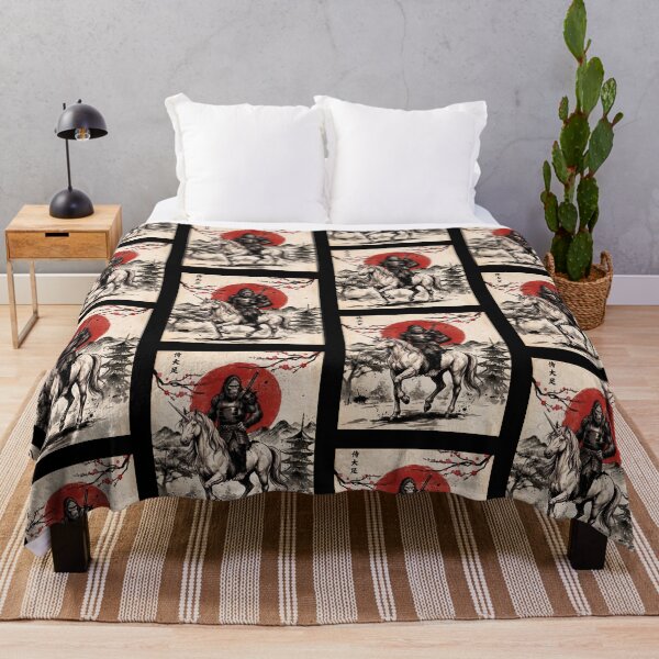 Item preview, Samurai Bigfoot On Unicorn Ukiyo-e Japanese Art Sasquatch designed and sold by HalloweenGift.