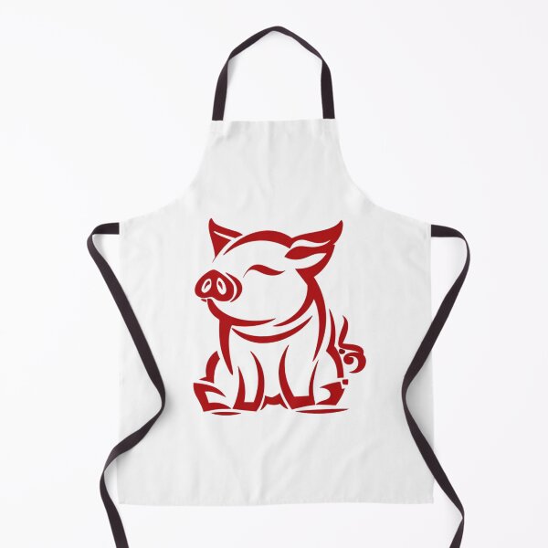 Item preview, Modern Pig Zodiac Logo – Simple Vector Sticker designed and sold by VectorForge.