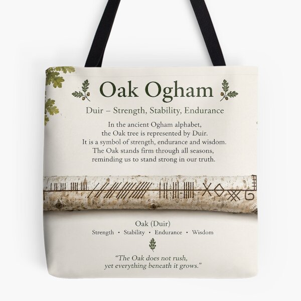 Item preview, Oak Ogham of Strength designed and sold by OakandHollyBand.