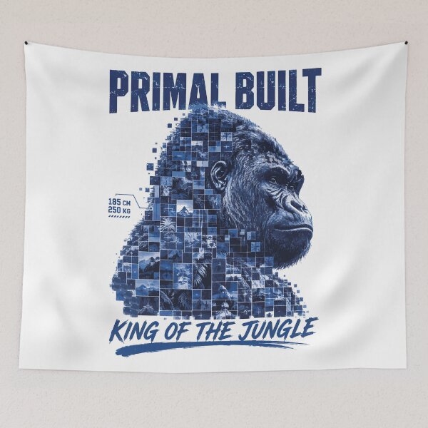 Item preview, Primal Built: King of the Jungle designed and sold by AbderraimArt.