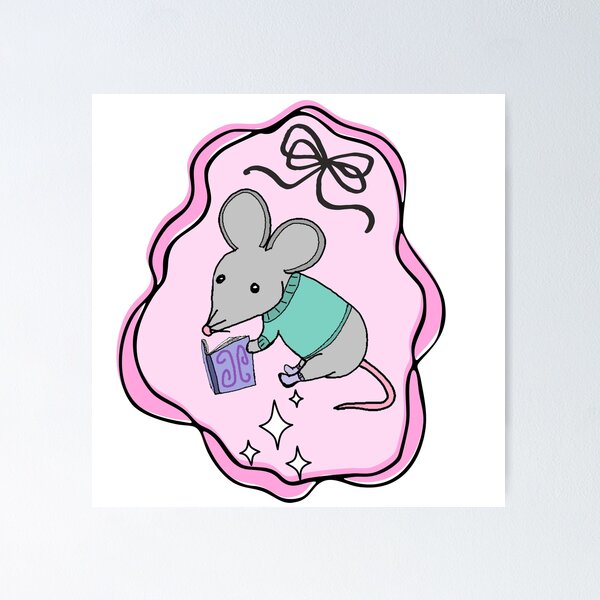 Item preview, Mouse Reading Book designed and sold by GeoGoose.