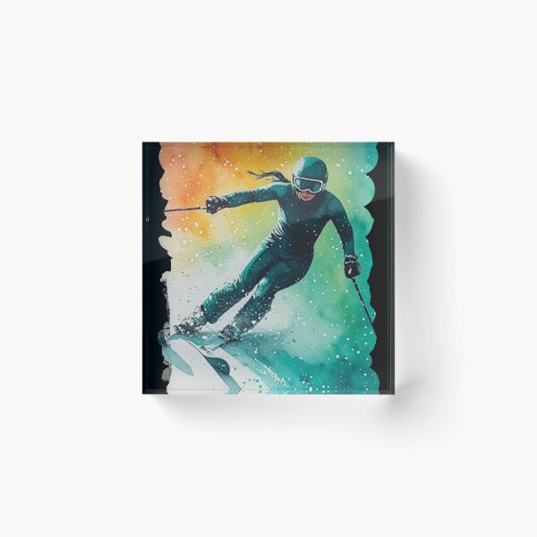 Item preview, Dancing in the Rain #41 | Downhill Skier designed and sold by halibutgoatramb.
