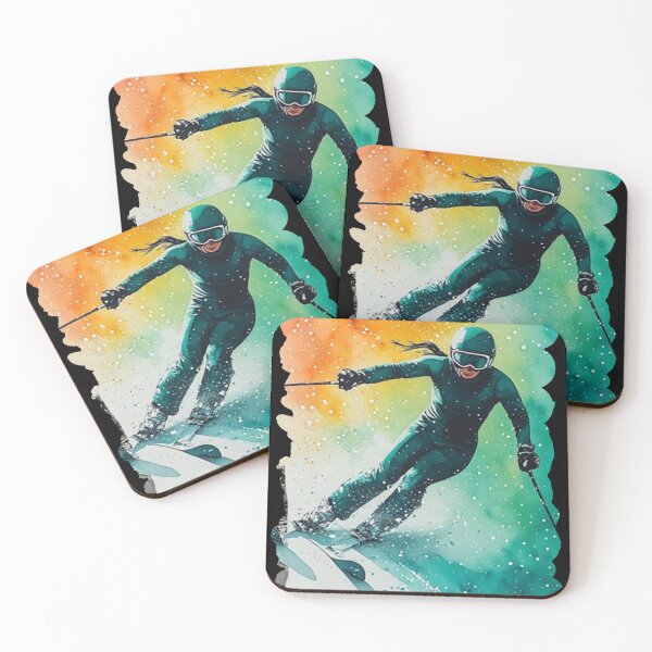 Item preview, Dancing in the Rain #41 | Downhill Skier designed and sold by halibutgoatramb.
