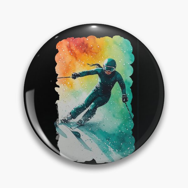 Item preview, Dancing in the Rain #41 | Downhill Skier designed and sold by halibutgoatramb.