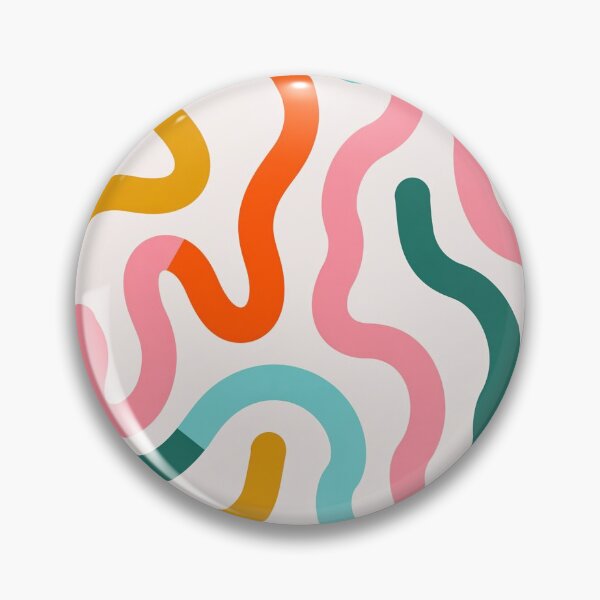 Item preview, Colorful Minimalist Squiggle Design designed and sold by ManjulaKumari.