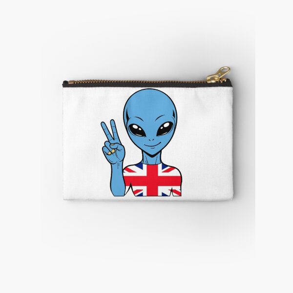 Item preview, Zorgo England | Peace Sign Alien | British Flag Shirt | Cute Alien Gift | UK Merchandise designed and sold by The-Visitors.