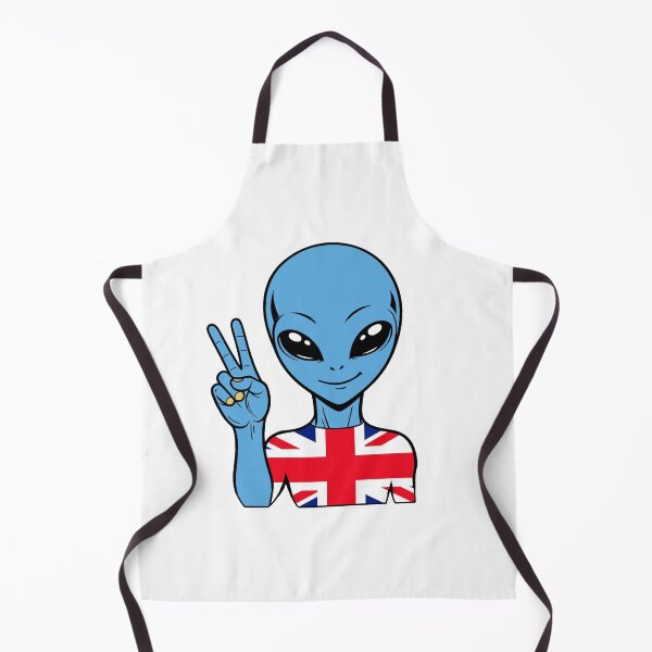 Item preview, Zorgo England | Peace Sign Alien | British Flag Shirt | Cute Alien Gift | UK Merchandise designed and sold by The-Visitors.