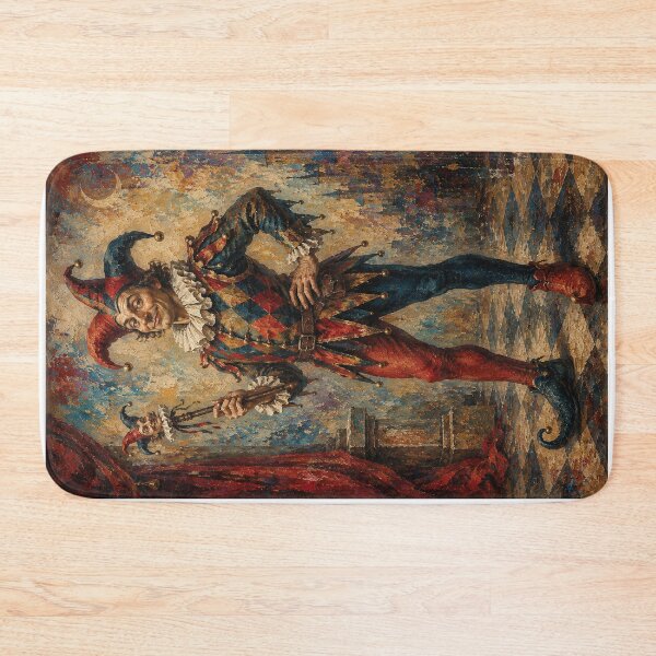 Item preview, Funny Court Jester painting. designed and sold by GalleryKauffeld.