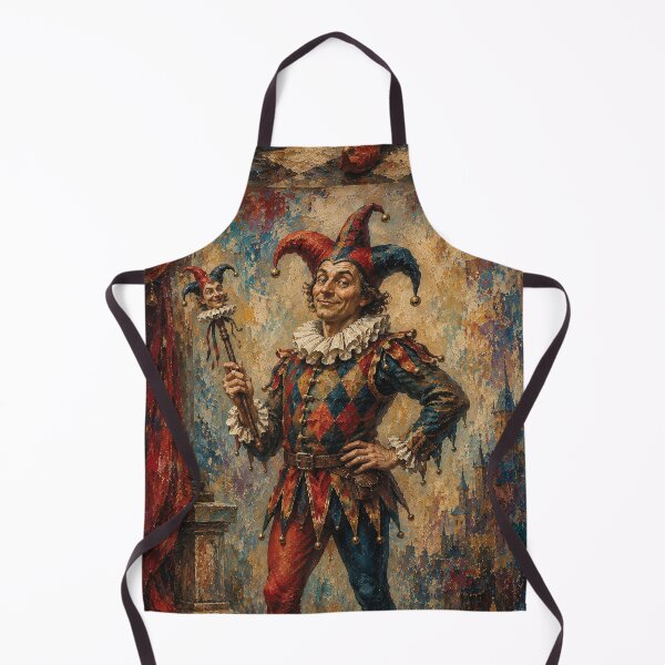 Item preview, Funny Court Jester painting. designed and sold by GalleryKauffeld.