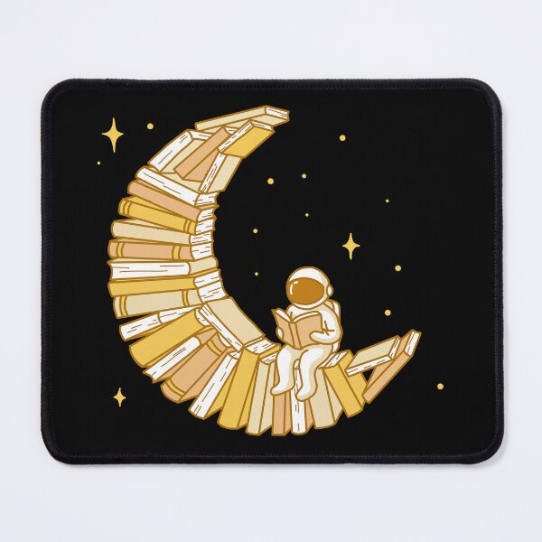 Item preview, Astronaut Reading on Book Moon designed and sold by SakuraHaven.