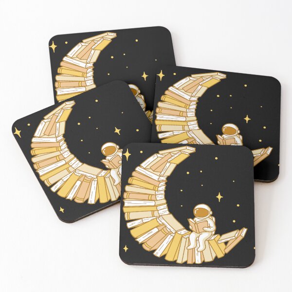 Item preview, Astronaut Reading on Book Moon designed and sold by SakuraHaven.