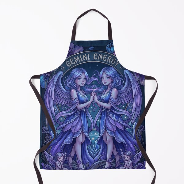Item preview, Gemini Zodiac Twin Angels Anime Art | Gemini Energy Celestial Goddess | Dark Galaxy Astrology Illustration | Horoscope Constellation Wall Art | Gemini Birthday Gift | Fantasy Zodiac Decor designed and sold by RSDigitalPrintDesign.