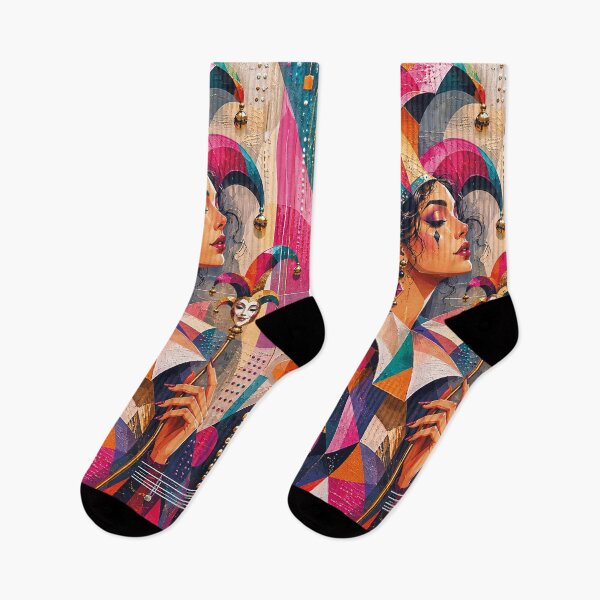 Item preview, Female Court Jester artwork. designed and sold by GalleryKauffeld.
