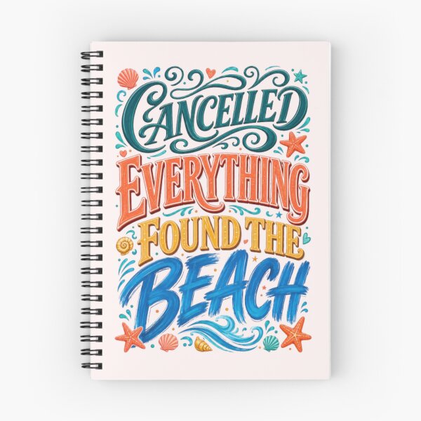 Item preview, Cancelled Everything Found The Beach Funny Summer Vacation Beach Lover Gift Tshirt designed and sold by HopeAndHustle.
