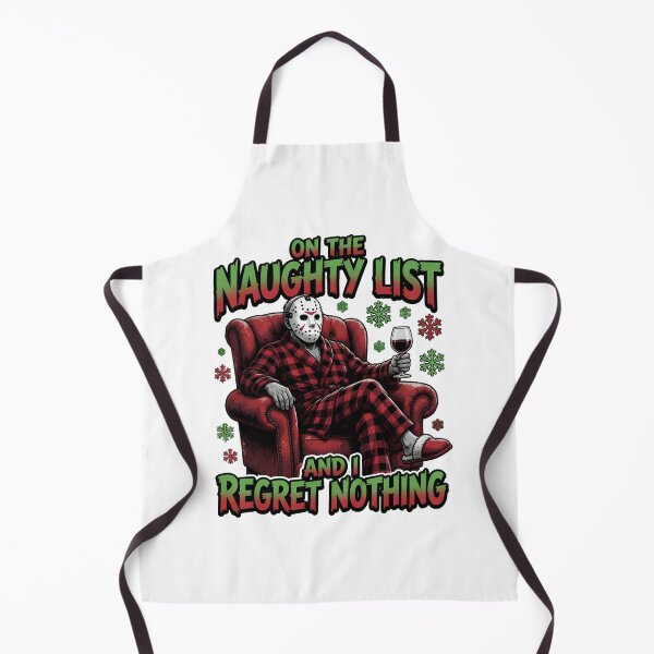 Item preview, Naughty List Christmas Horror Design designed and sold by TshirtsOnline-.