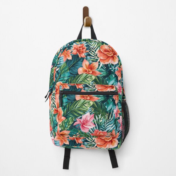 Item preview, Colorful Tropical Flowers Watercolor pattern designed and sold by Zazizu.