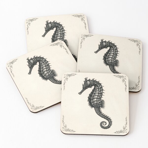 Item preview, T-Shirt - Sticker - Ornamental Anatomy: The Seahorse Study designed and sold by ForeverPrintsOK.