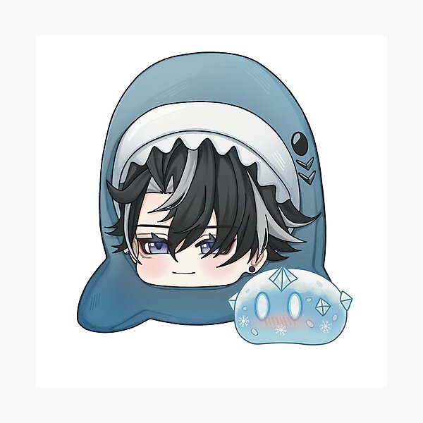 Item preview, Wriothesley Genshin Impact Cute Chibi designed and sold by kumabieku.
