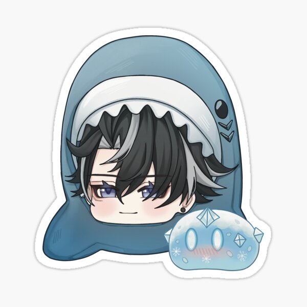 Item preview, Wriothesley Genshin Impact Cute Chibi designed and sold by kumabieku.