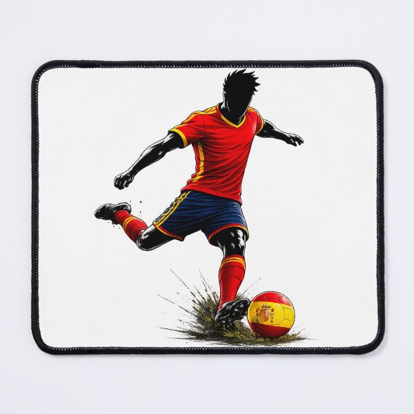 Item preview, Spain Soccer Player Power Kick Graphic designed and sold by ssmg80.