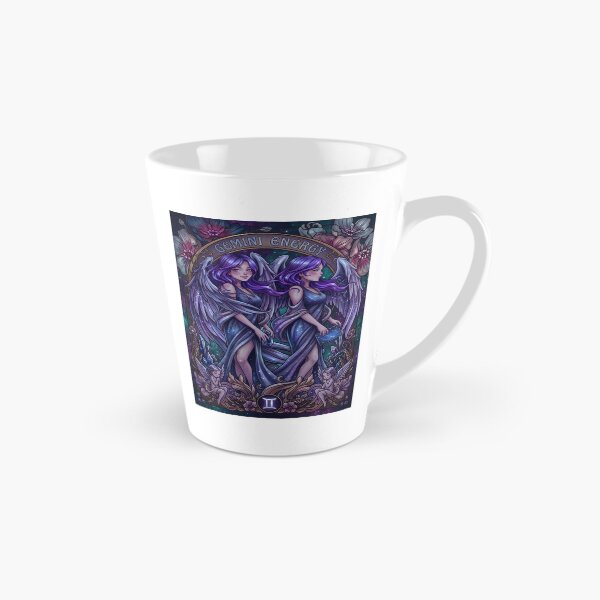 Item preview, Gemini Zodiac Twin Angels Anime Art | Gemini Energy Celestial Goddess | Dark Galaxy Astrology Illustration | Horoscope Constellation Wall Art | Gemini Birthday Gift | Fantasy Zodiac Decor designed and sold by RSDigitalPrintDesign.