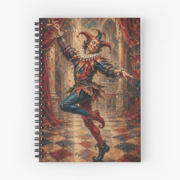 Item preview, Funny Court Jester painting. designed and sold by GalleryKauffeld.