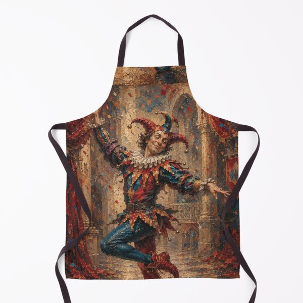 Item preview, Funny Court Jester painting. designed and sold by GalleryKauffeld.