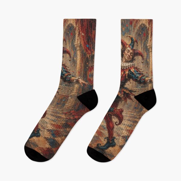 Item preview, Funny Court Jester painting. designed and sold by GalleryKauffeld.