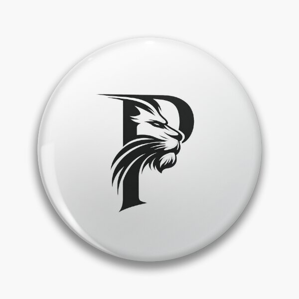 Item preview, Lion Letter P Monogram Design designed and sold by Presshue.