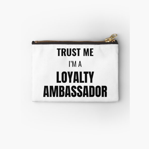 Item preview, Trust Me I'm a Loyalty Ambassador (Black) designed and sold by ShipCrewNation.