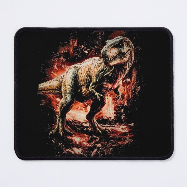 Item preview, Tyrannosaurus Rex Apex Genetic - Epic Volcanic Dinosaur Art designed and sold by Syrupulse.