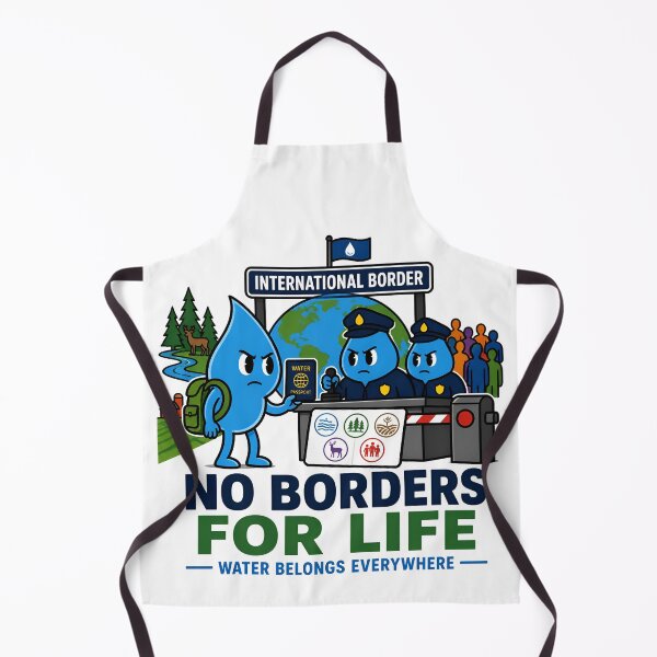 Item preview, No Borders for Life Water Conservation designed and sold by Nuvoro Eco Awareness.