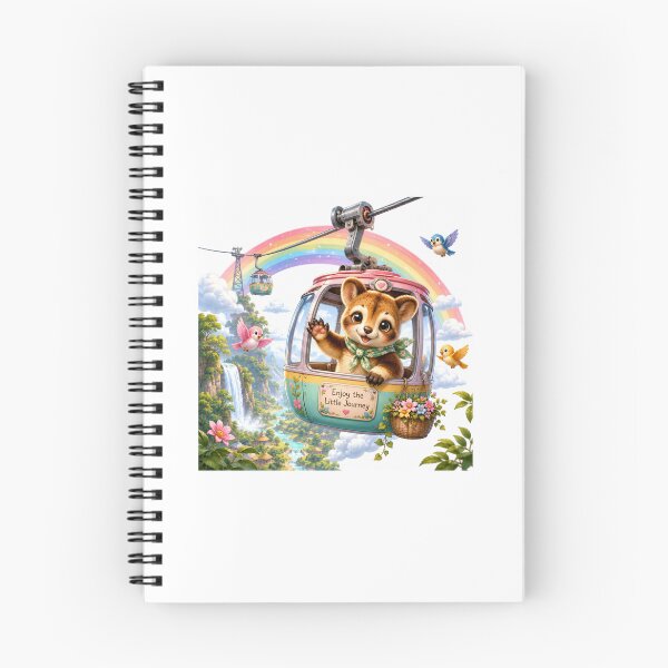 Item preview, Tree Kangaroo Rainbow Cable Car Adventure designed and sold by QuirkNest Studio .