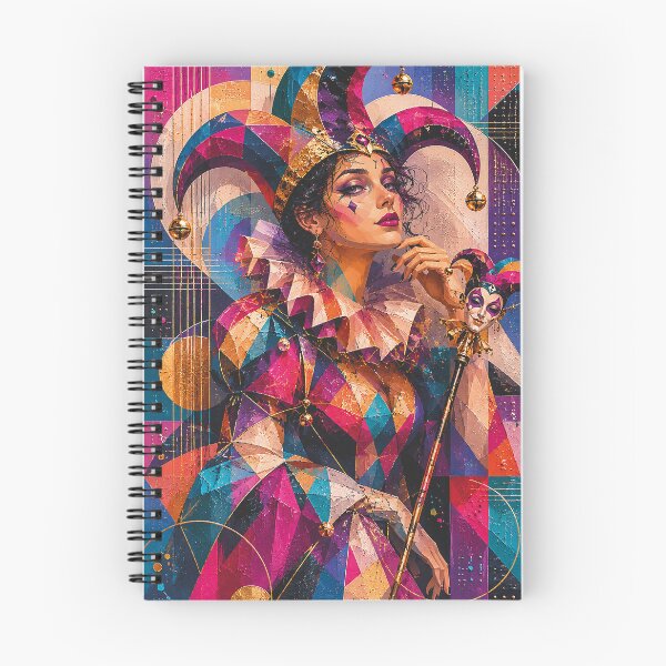 Item preview, Female Court Jester artwork. designed and sold by GalleryKauffeld.