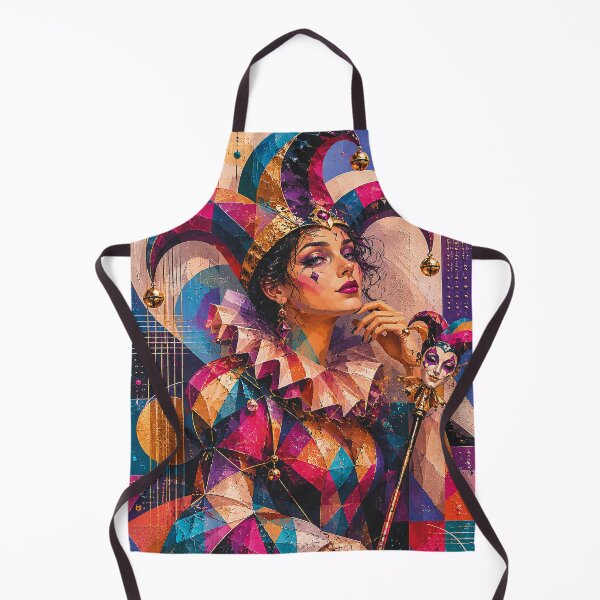 Item preview, Female Court Jester artwork. designed and sold by GalleryKauffeld.