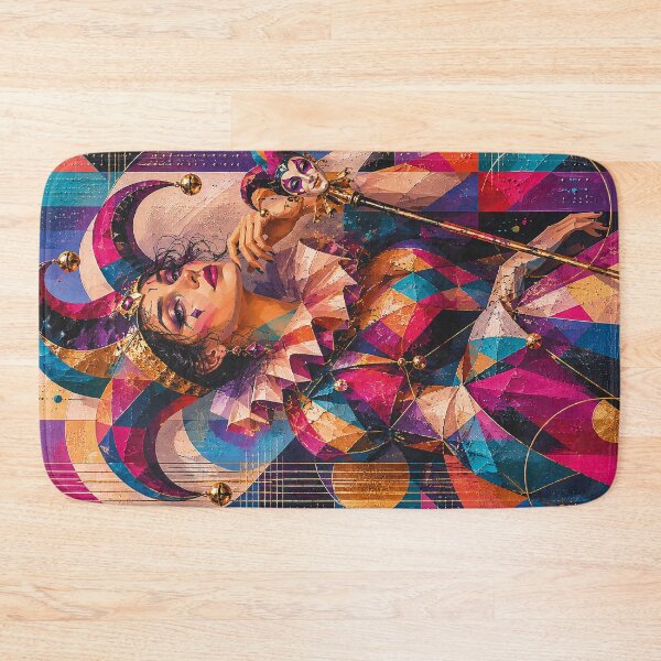 Item preview, Female Court Jester artwork. designed and sold by GalleryKauffeld.