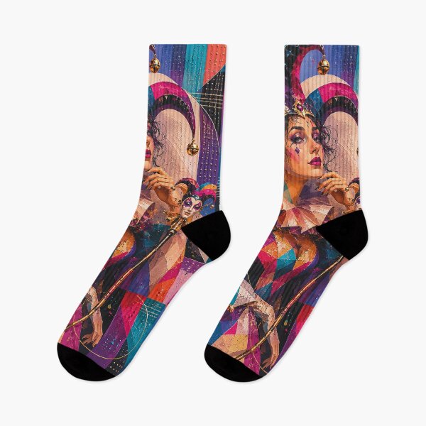 Item preview, Female Court Jester artwork. designed and sold by GalleryKauffeld.