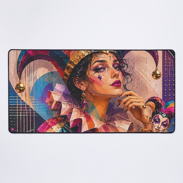 Item preview, Female Court Jester artwork. designed and sold by GalleryKauffeld.