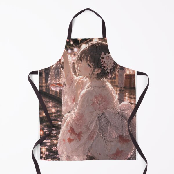 Item preview, White Yukata Lady designed and sold by Japanese Vibes.