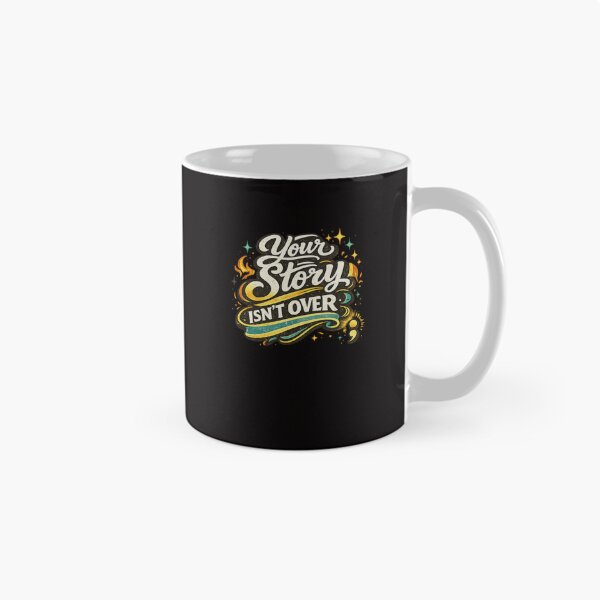 Item preview, Your Story Isn't Over | Inspirational Typography Design designed and sold by VasiArtLab.