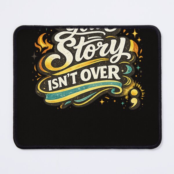 Item preview, Your Story Isn't Over | Inspirational Typography Design designed and sold by VasiArtLab.