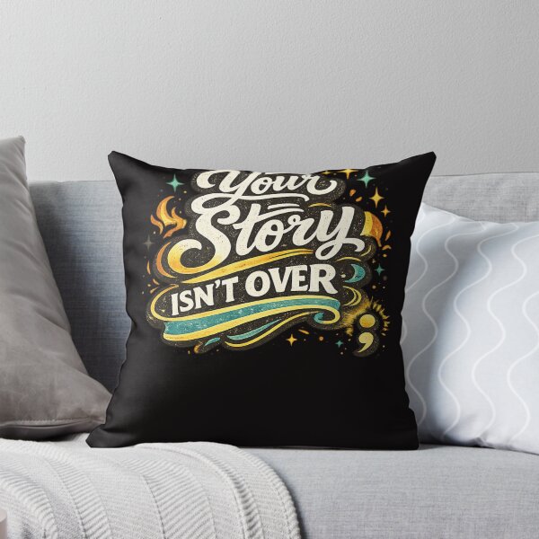 Item preview, Your Story Isn't Over | Inspirational Typography Design designed and sold by VasiArtLab.