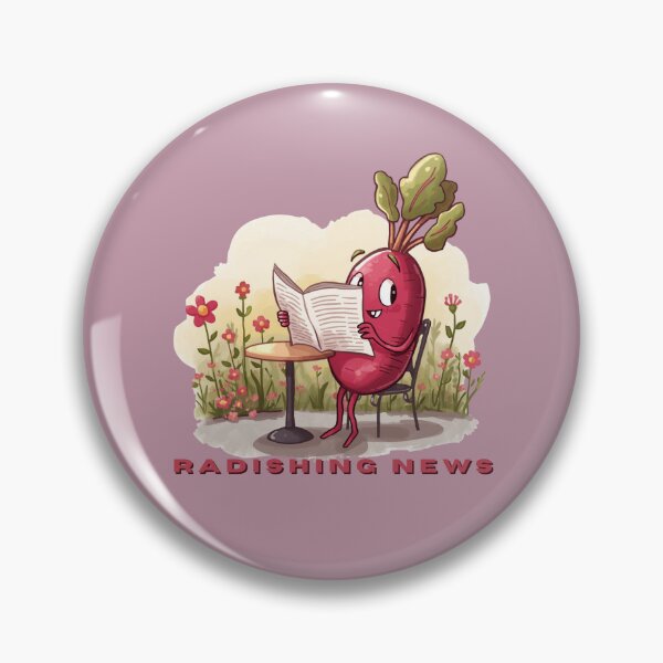 Item preview, Radishing News designed and sold by TeeHee Puns.