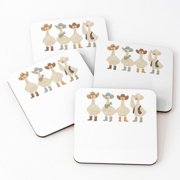 Item preview, Retro Cowboy Geese Squad Honking Wild Western Farm Style designed and sold by Moizento.