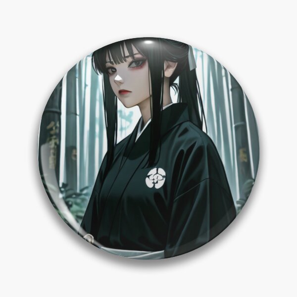 Item preview, Art - Young Samurai Woman, Traditional Japanese Illustration designed and sold by AnimeShin.