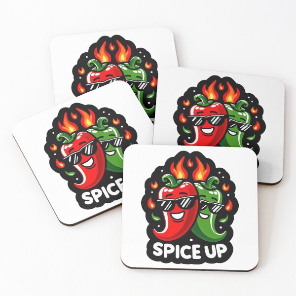 Item preview, Spice Up | Funny Chili Pepper Cartoon | Cute Hot Pepper Graphic | Foodie T-Shirt & Sticker Design designed and sold by SOSCHISTUDIO.