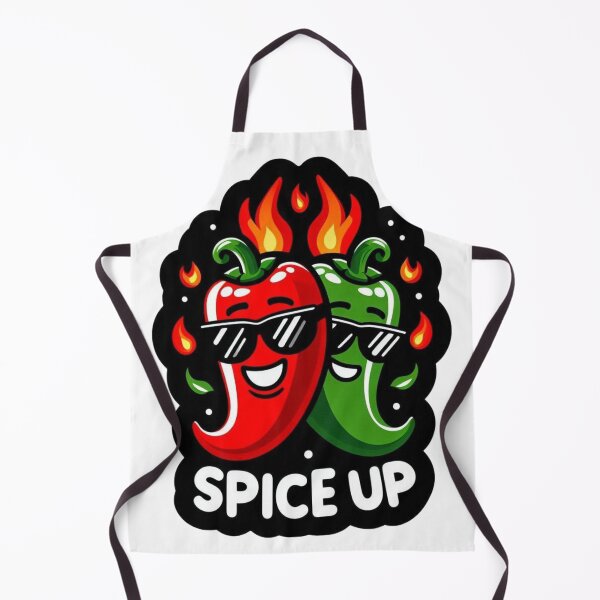 Item preview, Spice Up | Funny Chili Pepper Cartoon | Cute Hot Pepper Graphic | Foodie T-Shirt & Sticker Design designed and sold by SOSCHISTUDIO.